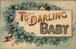 To Darling Baby To My Dear... Postcard Postcard