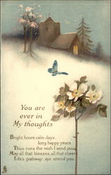You Are Ever In My Thoughts Greetings Postcard Postcard