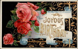 Joyous Birthday Postcard Postcard