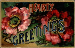 Hearty Greetings Postcard