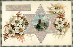 Easter Blessing ha Thine Mother Of Pearl Postcard Postcard