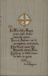 The Worldly Hope Mother Of Pearl Postcard Postcard