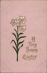 A Very Happy Easter Mother Of Pearl Postcard Postcard