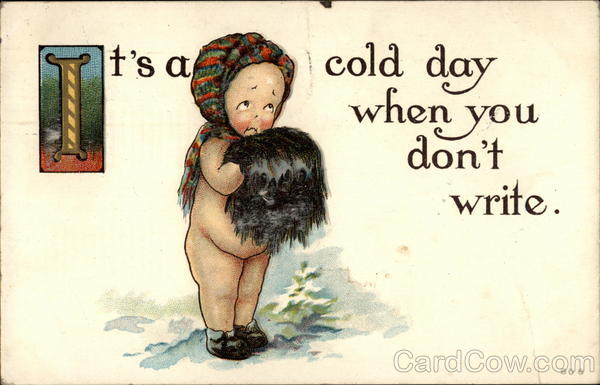 It's a cold day when you don't write Children