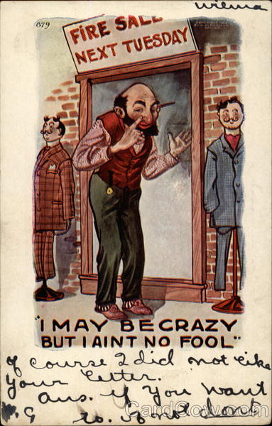 I May Be Crazy but I Ain't No Fool Comic, Funny