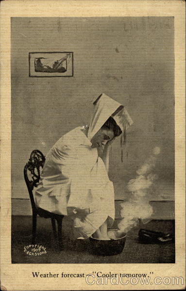 Weather Forecast - Cooler tomorrow Comic, Funny