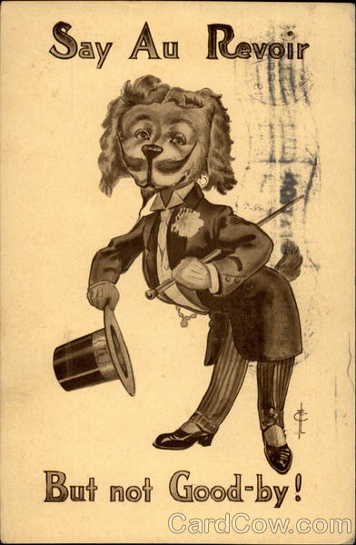 Say Au Revoir, But Not Good-By! Dogs