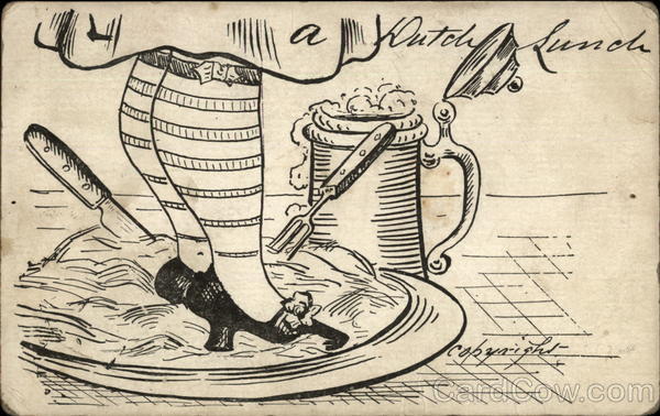 A Dutch Lunch Comic, Funny