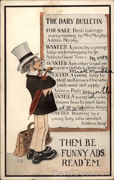 Them Be Funny Ads Comic, Funny