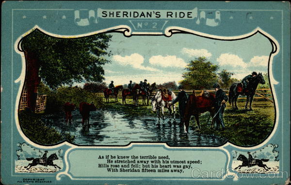 Sheridans Ride Poem Military