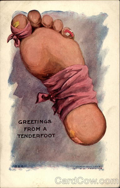 Greetings from Tenderfoot Comic, Funny