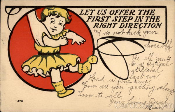 Let Us Offer the First Step in the Right Direction