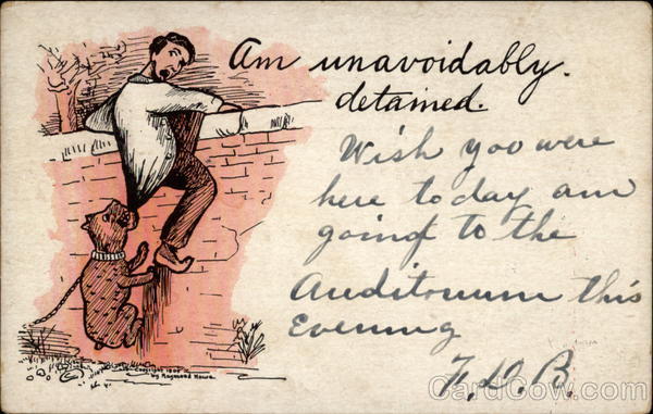 Am Unavoidably Detained Comic, Funny