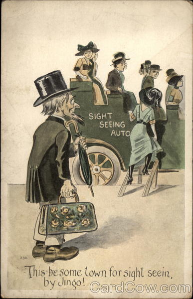 Sightseeing at a pretty woman Comic, Funny