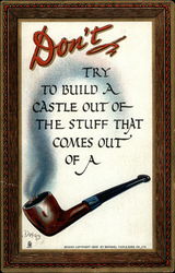 Don't Try to Build a Castle DWIG Postcard Postcard