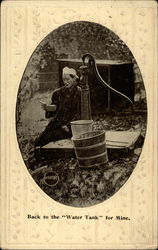Back to the "Water tank" for mine Postcard