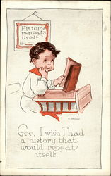 History Repeats itself Postcard