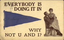 Everybody is Doing it in Medaryville Postcard