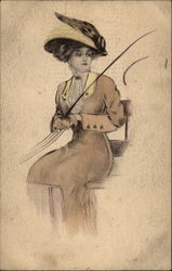 Fancy Woman Postcard