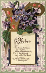 Violet--Faithfulness Postcard