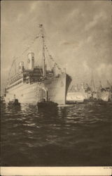 Swedish American Liners, Kungsholm-Gripsholm Postcard