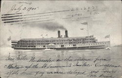 Montreal steamer Steamers Postcard Postcard