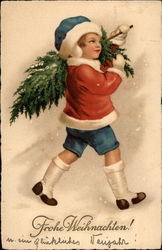 Frohe Weihnachten (Merry Christmas) Postcard