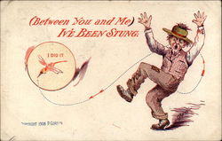 I've Been Stung Postcard