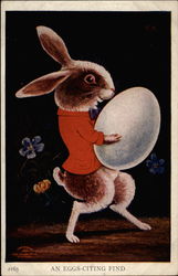 An Eggs-Citing Find Postcard Postcard