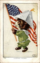 A Little Soldier Postcard