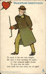 Valentine Greetings Postcard