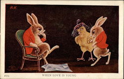 When Love is Young Postcard Postcard