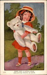 Mary Had a Little Bear Children Postcard Postcard