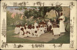 Hindu Christians at worship Postcard