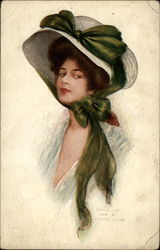 Potrait of a lady Women Postcard Postcard