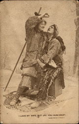 I Love My Wife, But OH! You Gum Drop! Postcard