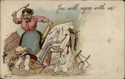 You will Agree with Us! Postcard