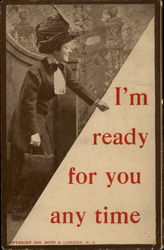 I'm Ready for You Any Time Postcard