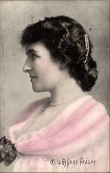 Miss Agnes Fraser Postcard