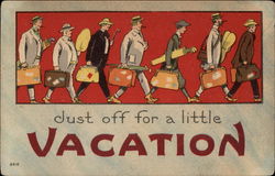 Dust Off for a Little Vacation Postcard