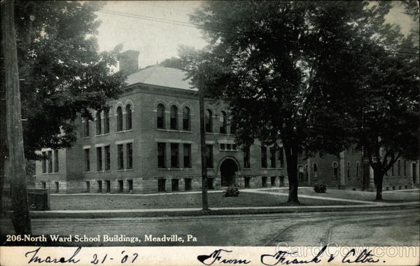 North Ward School Buildings Meadville Pennsylvania