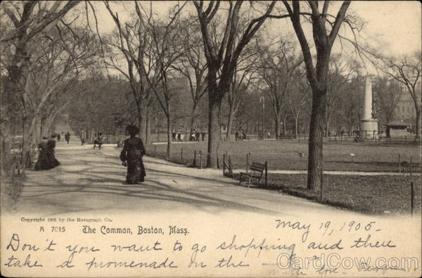 The Common Boston Massachusetts