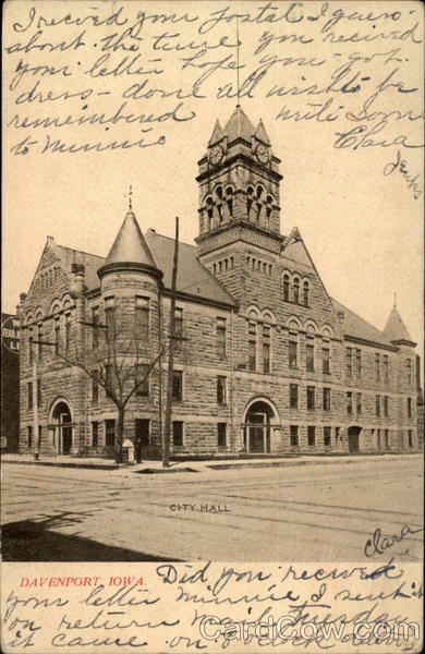 City Hall Davenport Iowa