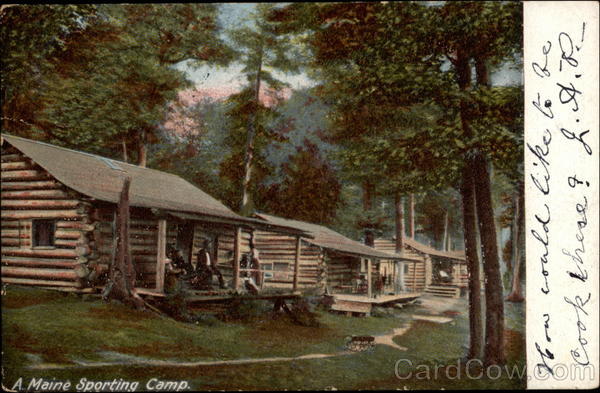 A Maine Sporting Camp Scenic