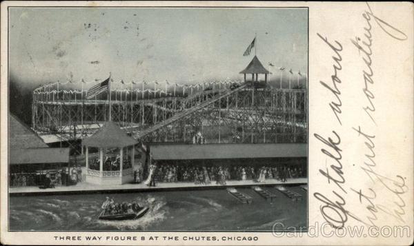 Three Way Figure * at the Chutes Chicago Illinois