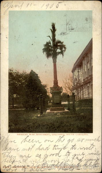 Mexican War Monument Columbia South Carolina