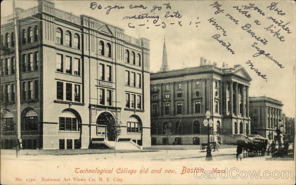 Technical College Old and New Boston Massachusetts