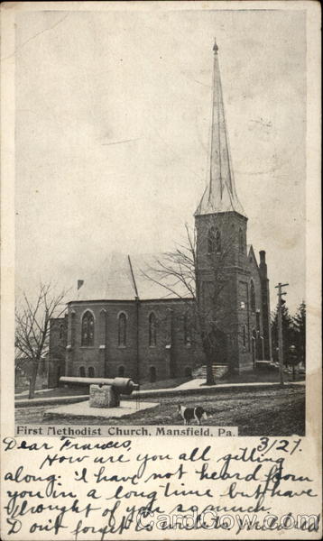 First Methodist Church Mansfield Pennsylvania