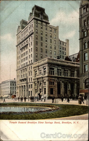 Temple Barand Brooklyn Dime Savings Bank New York