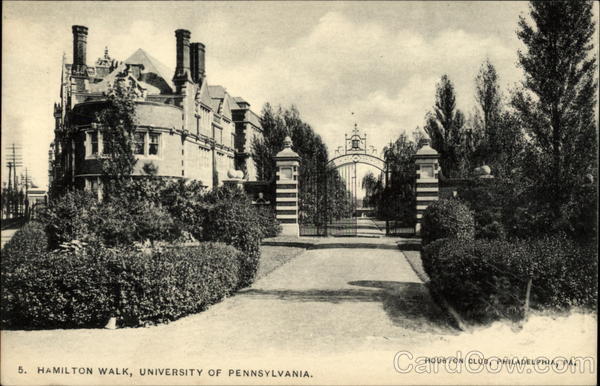 Houston Club, Hamilton Walk, University of Pennsylvania Philadelphia